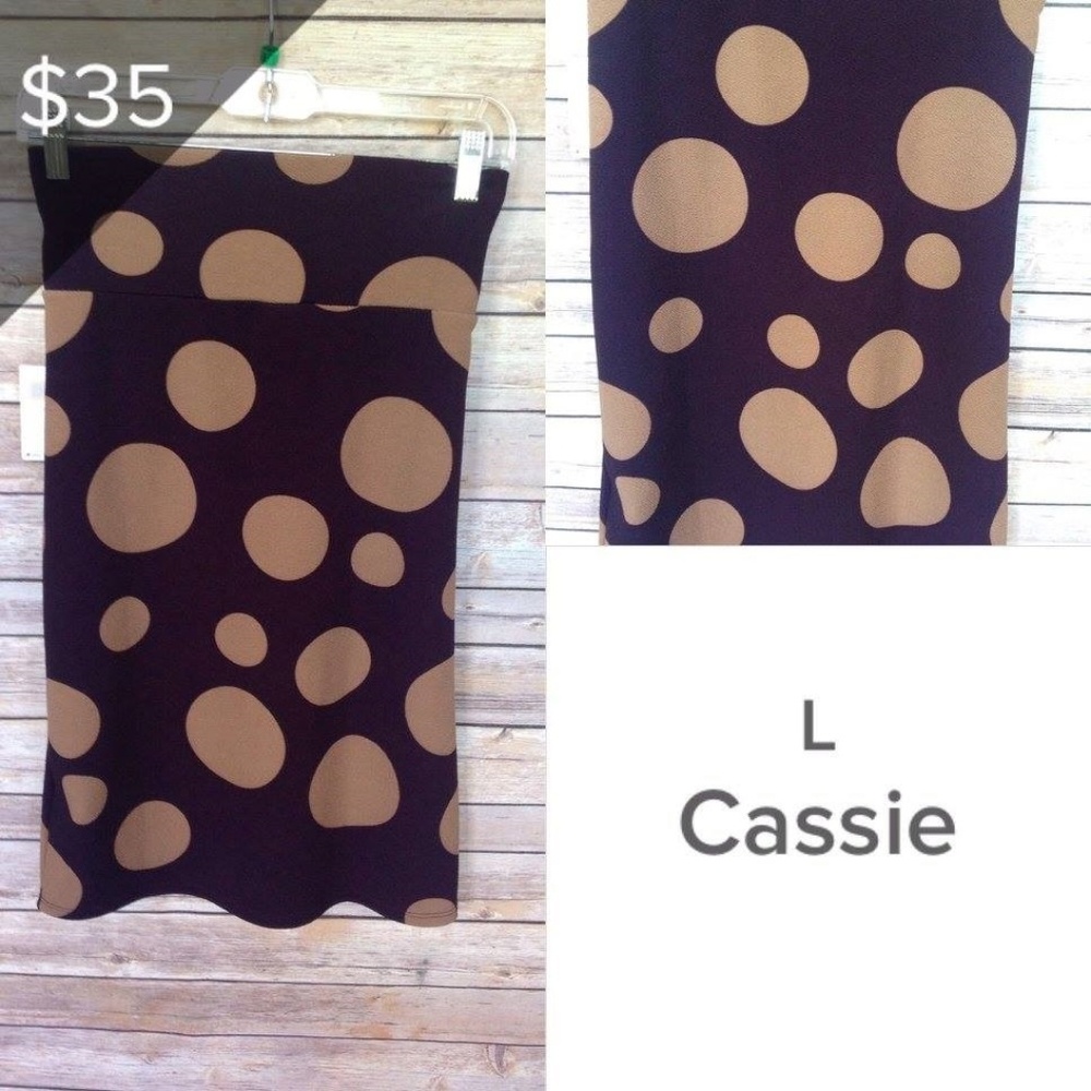 BNWT Large LuLaRoe Cassie pencil skirt